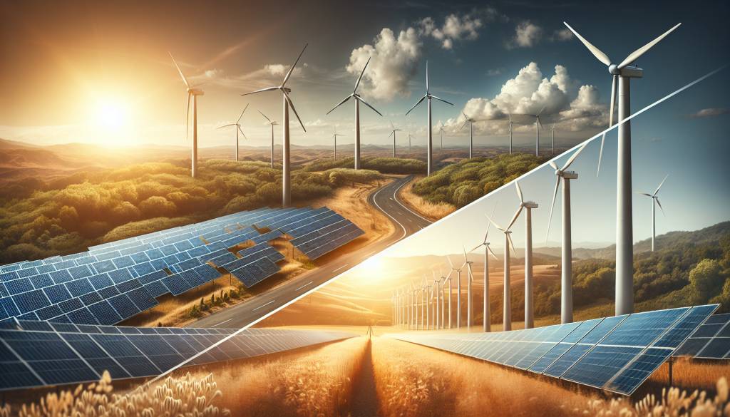l’énergie solaire vs l’énergie éolienne : quelle est l’énergie renouvelable la plus rentable ?